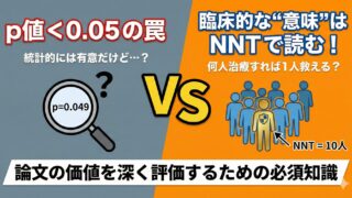 その差に“意味”があるか？ 〜p値の限界とNumber needed to treat（NNT）の読み方〜