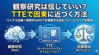 観察研究はどこまで信じていい？ 〜“ターゲットトライアル・エミュレーション（TTE）”で因果に近づく方法〜